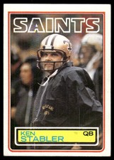 1983 Topps Ken Stabler New Orleans Saints #118