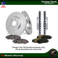 Front+Rear Full Set Disc Rotors+Brake Pads for Audi Q3 2011-2018 8UB 8UG