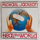 Michael Jackson Heal The World + Poster Epic 1991 VG. Condition 7" Single Vinyl.