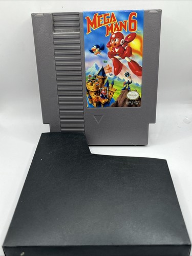 Mega Man 6 Nintendo NES Authentic Cartridge Only Great Condition With Sleeve