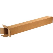 BOX USA 4x4x36 Tall Corrugated Boxes, Tall, 4L x 4W x 36H, Pack of 25  Kraft