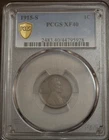 1915 S Lincoln Wheat Cent PCGS XF 40 Lot 3253