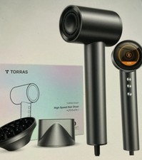 Torras X00hr2003 Stream 1,600-watt High-speed Hair Dryer Gray  NEW 