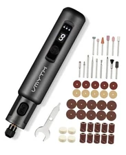 iPen E1 3.7V Cordless Engraving Pen Tool Kits with 52 Accessories, 6 Variable 