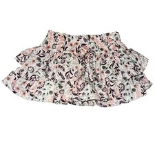NEW Isaac Mizrahi Girls XS 4 Floral Ruffle Skort Multicolor Floral Skirt