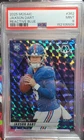 2025 Panini Mosaic - Rookies Jaxson Dart #362 Reactive Blue Mosaic Prizm (RC)