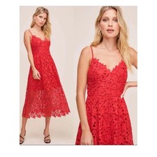ASTR The Label LACE A LINE MIDI DRESS Sz: S