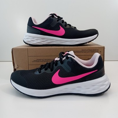 Nike Revolution 6 NN Damenschuhe Schwarz Pink UK 4 EU 36,5 US 4,5Y DD1096 007
