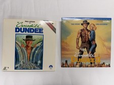 Crocodile Dundee Part 1  2 Laserdisc Movies DE 