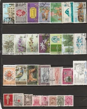 BULK LOT #1 -  65 Different Stamps from Siam/Thailand