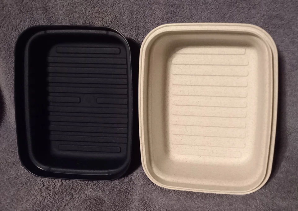 Tupperware Kleiner Bäckermeister Brotbehälter mit Teiler Blau super Zustand . - Bild 4 von 4