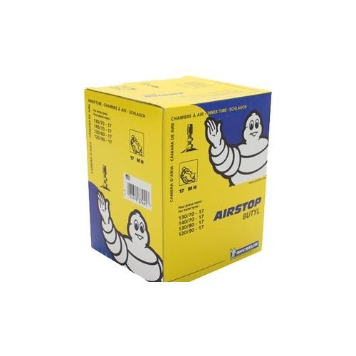 Chambre à air moto cross 17 pouces Michelin renforcée pour éviter les crevaisons en course