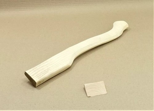 HICKORY 18" Single Bit Bent AXE HANDLE - Picture 4 of 5