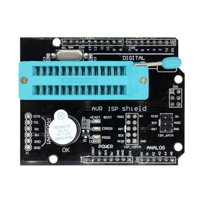 1X(AVR ISP Universal Programmer Expansion Board Shield Burning Bootloader f8816