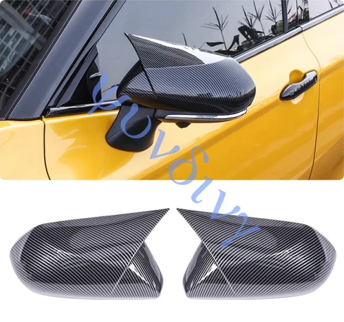 >Side Mirror Cover Trim 2024-2025 For Toyota Camry Like Carbon Fiber Ox Horn 2x