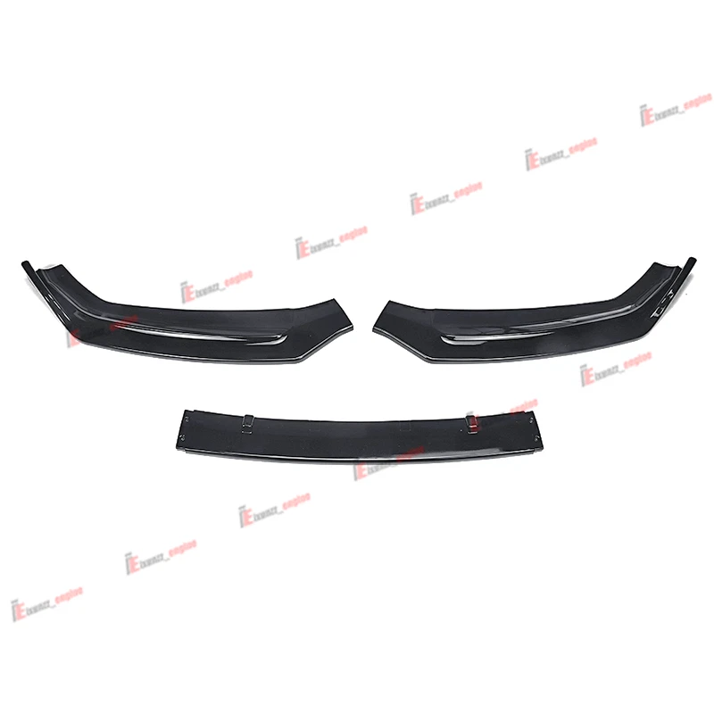 Parachoques delantero negro brillante divisor alerón labial para Audi A5 B9 Sline S5 2017-2018 Foto 4 de 4