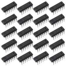 20pcs 74HC04 High−Performance Silicon−Gate CMOS，DIP-14.