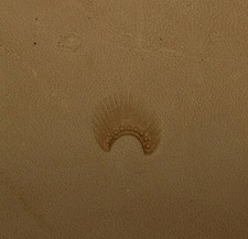 Tandy Leather CRAFTOOL Stamping Tool - SUNBURST - N720