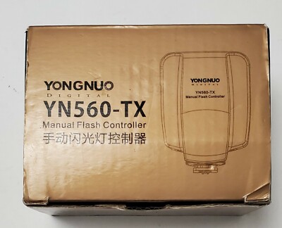 YONGNUO YN560-TX MANUAL  FLASH CONTROLLER. OPEN BOX