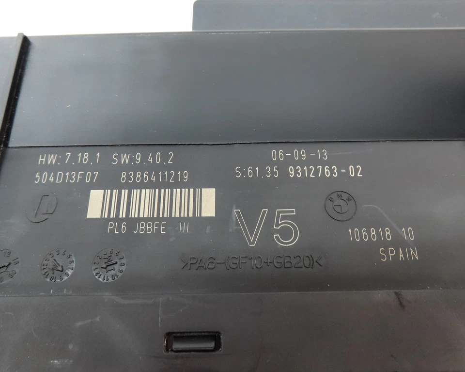 BMW M5 SERIE 5/6/7 2011-2019 (F01 F02 F10 F12) MÓDULO DE CONTROL CARROCERÍA PRIMARIA Foto 4 de 4