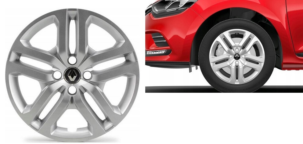 Enjoliveur original 16 pouces Renault Megane IV pour contrôle technique 403154960R