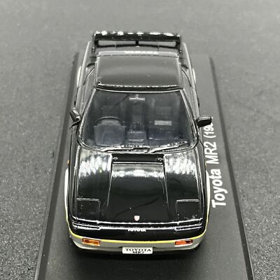 Toyota MR2 1984 Black 1/43 Scale Box Mini Car