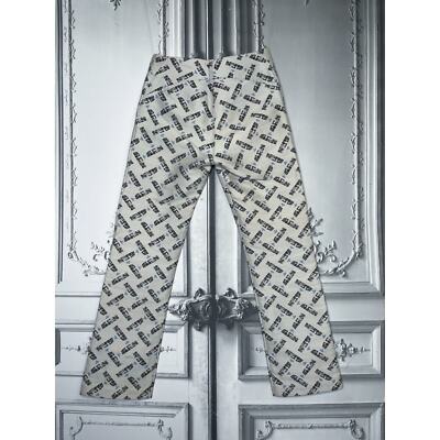 Vivienne Westwood - SS2000 - Runway Jacquard MAN logo Pants Vivienne Westwood - SS2000 - Runway Jacquard MAN logo Pants
