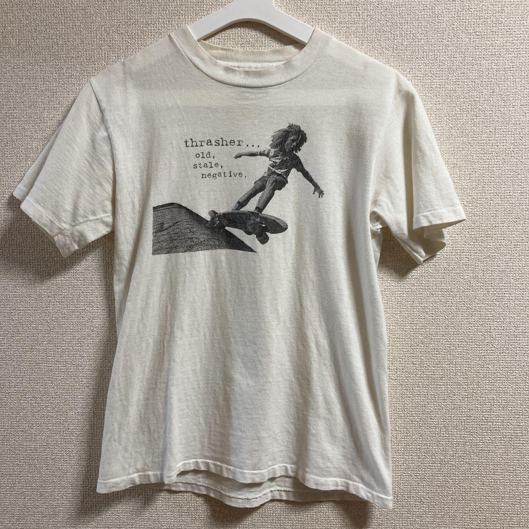 80s Thrasher T-shirt White Old Skate | eBay 80s Thrasher T-shirt White Old Skate | eBay