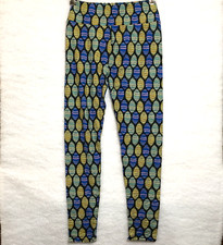 LuLaRoe leggings adult OS one size sz 2-10 striped multicolor eggs  NEW