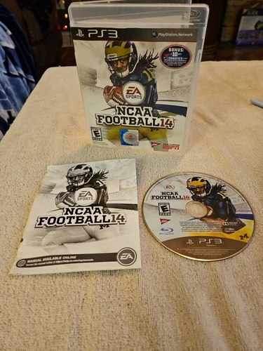 NCAA Football 14 Sony PlayStation 3 PS3 CIB Tested W/Inserts