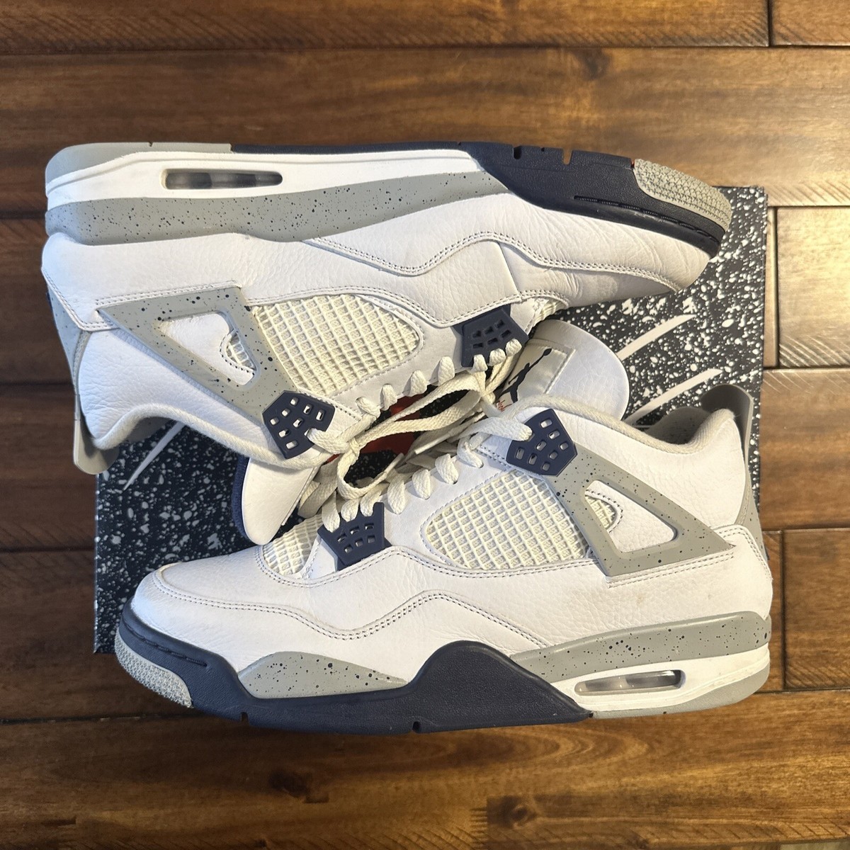 Size 13 - Jordan 4 Retro Mid Midnight Navy | eBay