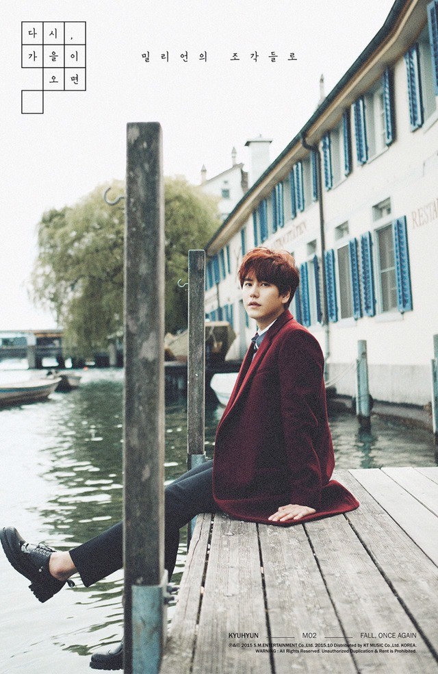 SUPER JUNIOR KYUHYUN [FALL ONCE AGAIN] 2nd Mini Album CD+Photo