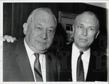 Press Photo George Weiss with Baseball Executive - sis02707