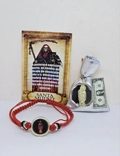 AMULETO SANTA MUERTE ATRAE AMOR DINERO Y PROTECCION INSTRUCCIONES GRATIS