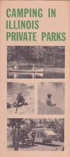 1960's Illinois Private Campgrounds Directory Brochure