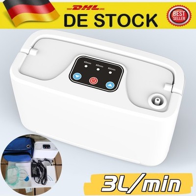 3L Tragbare Oxygen Konzentrator Sauerstoffkonzentrator Sauerstoffgerät DE 220V
