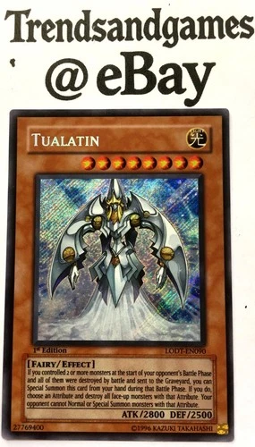 YUGIOH - TUALATIN - LODT-EN090 - 1ST ED. - SECRET RARE - NM LIGHT OF DESTRUCTION