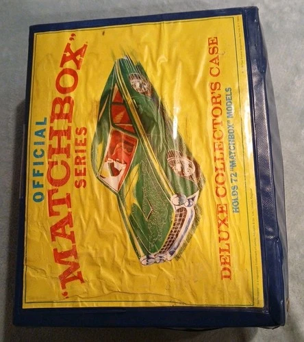Vintage 1968 Lesney Official Matchbox Series 72 Car Collector's Case With Cars