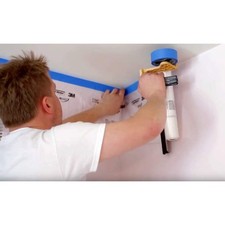 3M Hand-Masker Pre-Assembled Masking Film Kit: Kit with Serrated Blade Black and