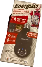 Energizer Smart WIFI Indoor/Outdoor Bulb Socket P/T Camera