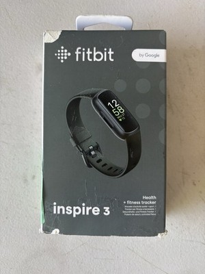 Fitbit Inspire 3 NEW Open Box Fitness Tracker HR Sleep Step Tracker Black