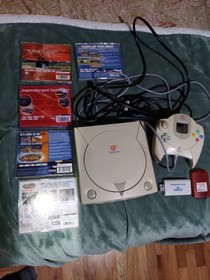Sega Dreamcast Console With 5 Games Hdmi Connector 1 Memory Card 1 Controller