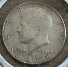 1964-D Kennedy Half Dollar - 90% Silver.