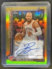 2025-26 Topps Jalen Brunson Real One Auto Gold Rainbow #8/50 Knicks