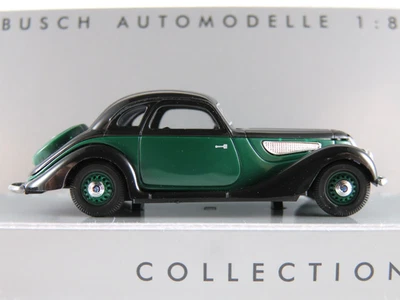 Busch 40206 BMW 327 Coupé (1938) in grün/schwarz 1:87/H0 NEU/OVP - Bild 1 von 4