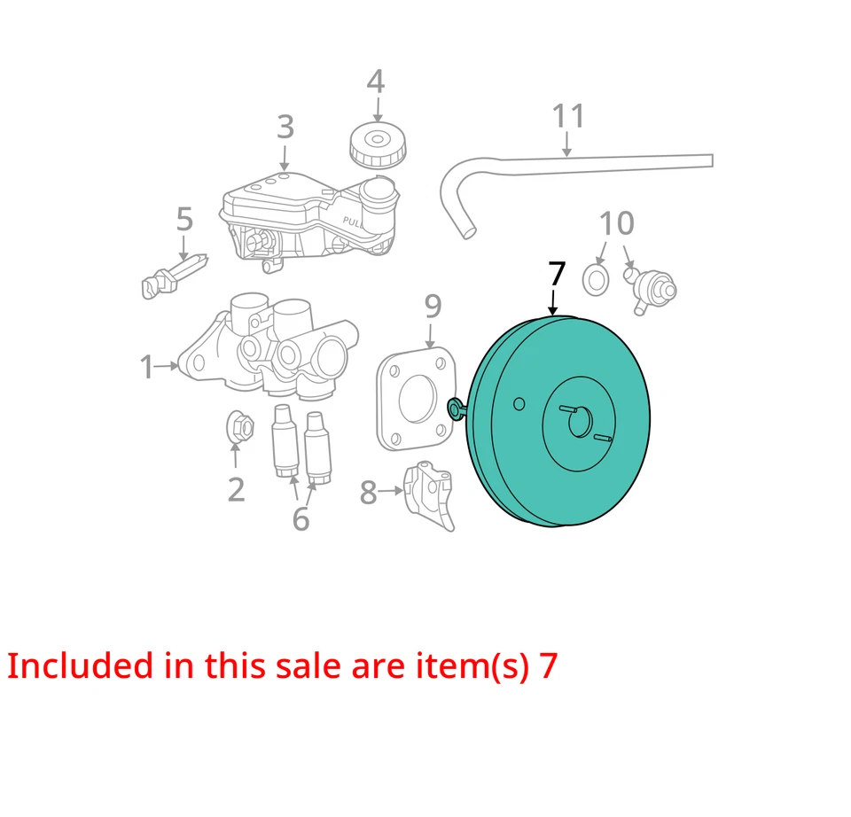 Dodge Caliber 2010 potenciador de freno OEM 96 k millas - LKQ344975322 Foto 4 de 4