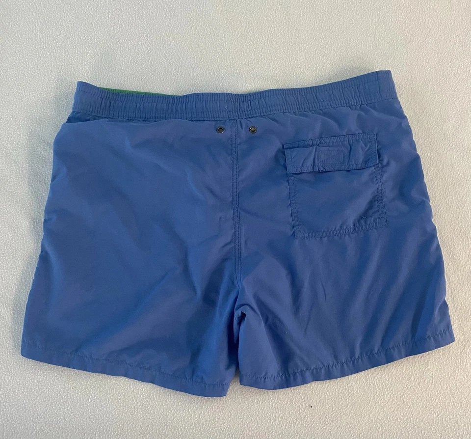 Traje de baño Polo Ralph Lauren para hombre grande forrado azul # Foto 3 de 4