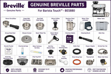 Genuie Breville Parts for the Barista Touch - BES880
