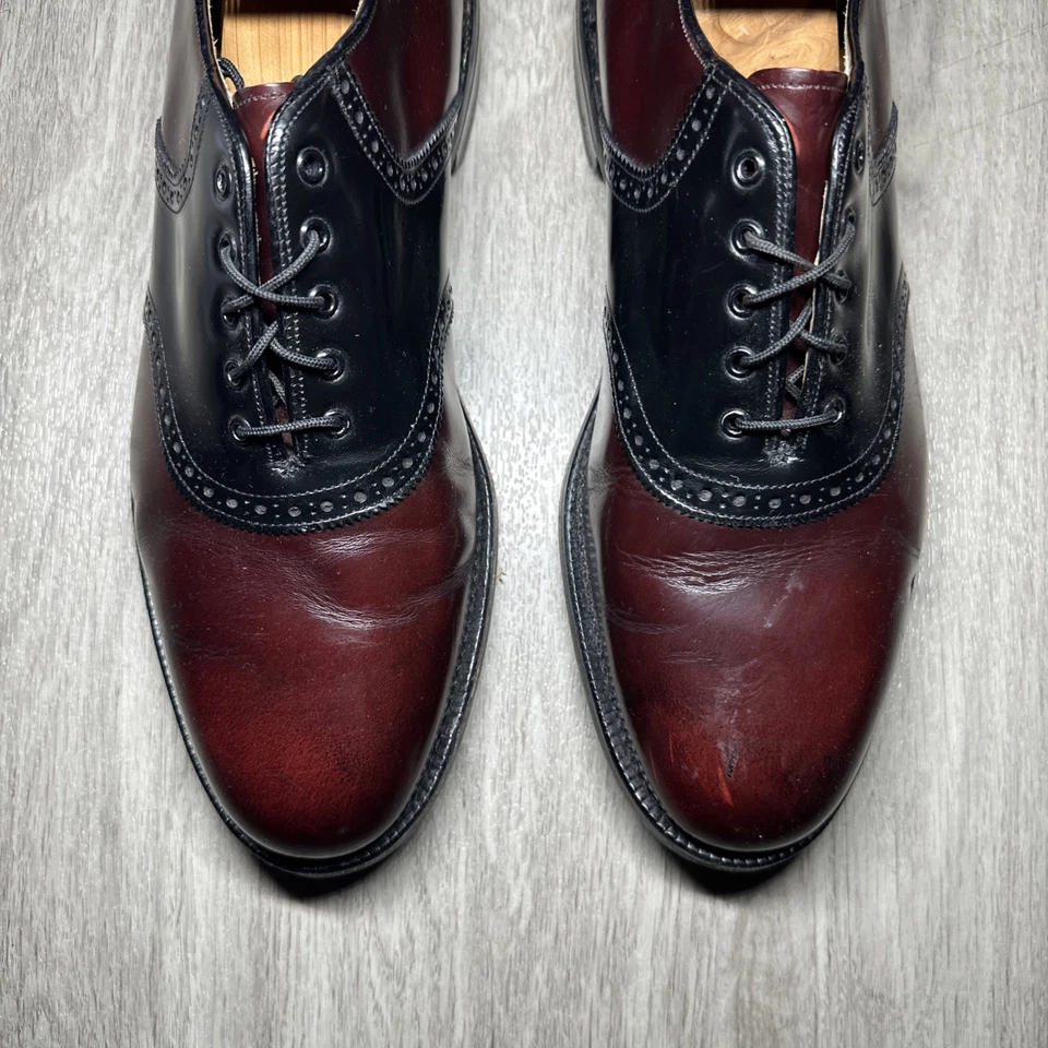 Johnston & Murphy Heritage Men’s Oxford Multicolor Leather US Size 10.5 D/B - Image 4 of 4