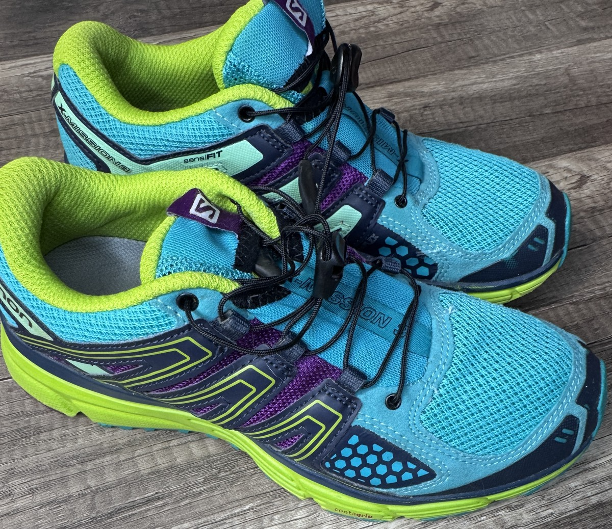 Scarpe Salomon X Mission 3 donna taglia 6 5 sneakers trail running rete contagrip